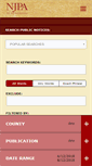 Mobile Screenshot of njpublicnotices.com